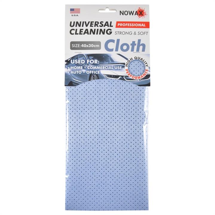 Nowax NX62432 Perforated car wash cloth 40x30 cm, blue NX62432: Buy near me in Poland at 2407.PL - Good price!