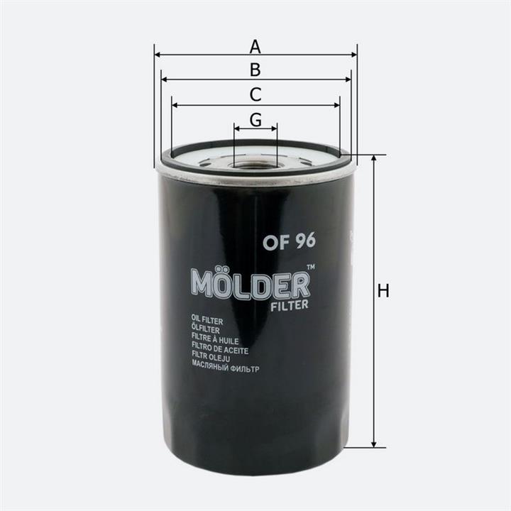 Molder OF96 Oil Filter OF96: Buy near me in Poland at 2407.PL - Good price!