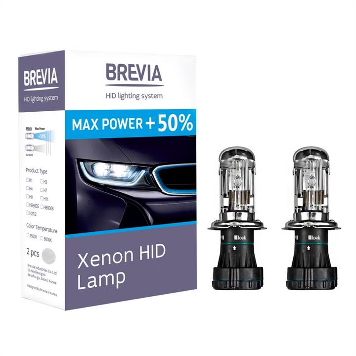 Brevia 12450MP Żarówka ksenonowa Brevia Max Power +50% H4 12V 35W (2 szt.) 12450MP: Dobra cena w Polsce na 2407.PL - Kup Teraz!