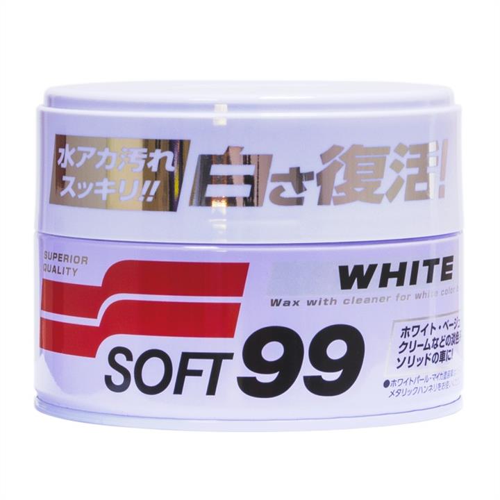 Soft99 00020 Полироль универсальный для белых автомобилей " White Super Wax",350гр 00020: Отличная цена - Купить в Польше на 2407.PL!