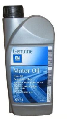 General Motors 93165506 Engine oil General Motors Supreme Plus 5W-40, 1L 93165506: Buy near me in Poland at 2407.PL - Good price!
