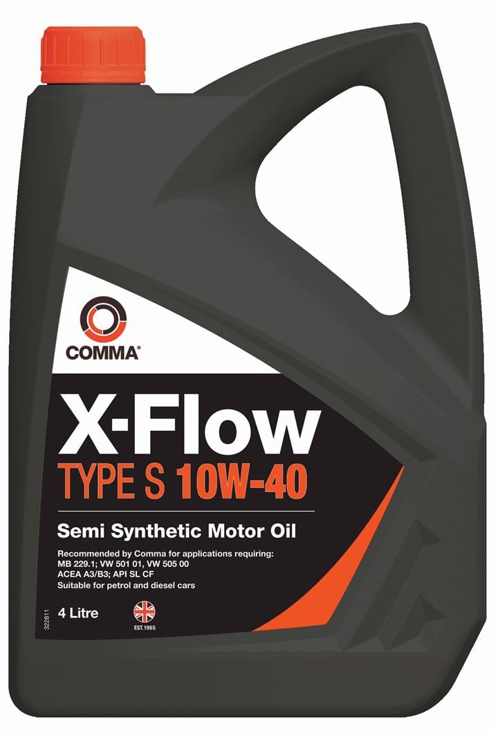 Comma XFS4L Моторное масло Comma X-Flow Type S 10W-40, 4л XFS4L: Отличная цена - Купить в Польше на 2407.PL!