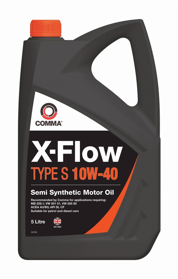 Comma XFS5L Моторное масло Comma X-Flow Type S 10W-40, 5л XFS5L: Отличная цена - Купить в Польше на 2407.PL!