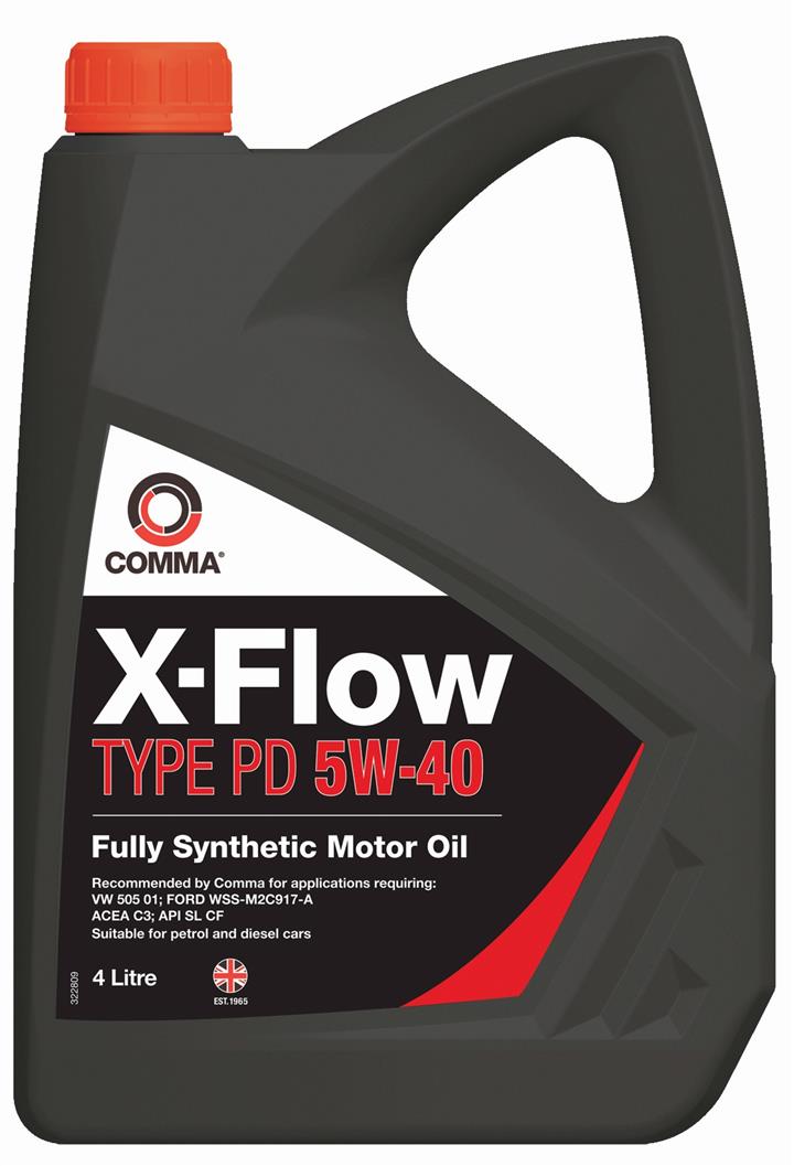 Comma XFPD4L Моторное масло Comma X-FLOW TYPE PD 5W-40, 4л XFPD4L: Отличная цена - Купить в Польше на 2407.PL!