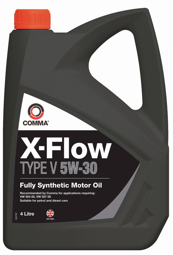 Comma XFV4L Моторное масло Comma X-FLOW TYPE V 5W-30, 4л XFV4L: Отличная цена - Купить в Польше на 2407.PL!