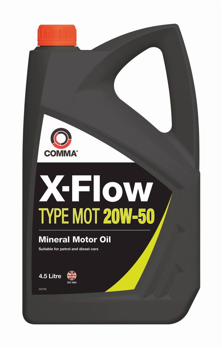 Comma XFMOT1G Olej silnikowy x-flow typ mot 20w-50, 4,5l XFMOT1G: Dobra cena w Polsce na 2407.PL - Kup Teraz!