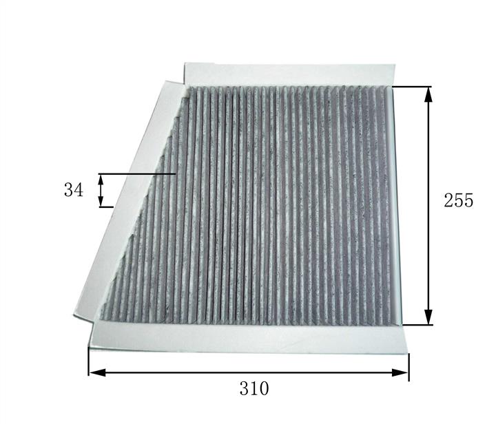 Interparts filter IPCA-E101C Filter, interior air IPCAE101C: Buy near me in Poland at 2407.PL - Good price!