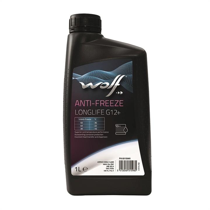 Wolf 8315985 Antifreeze Wolf G12+ red, concentrate, 1L 8315985: Buy near me in Poland at 2407.PL - Good price!