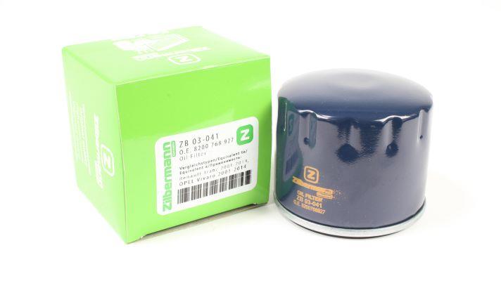 Zilbermann 03-041 Oil Filter 03041: Buy near me in Poland at 2407.PL - Good price!