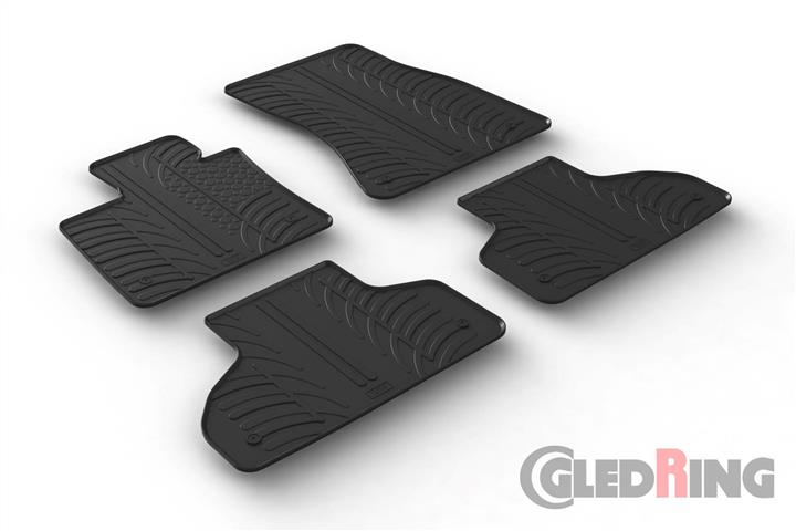 GledRing 0347 Коврики салона GledRing резиновые черные для BMW X5 (2013-) 0347: Отличная цена - Купить в Польше на 2407.PL!