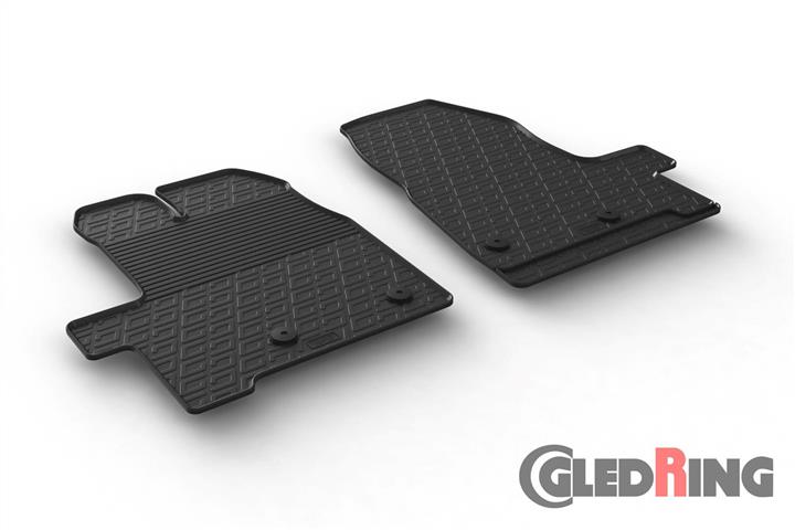 GledRing 0279 Коврики салона GledRing резиновые черные для Ford Tourneo custom (2012-2016) 0279: Отличная цена - Купить в Польше на 2407.PL!
