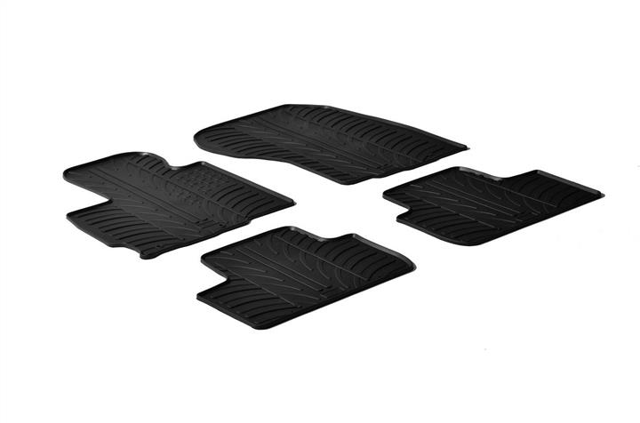 GledRing 0360 Interior mats GledRing rubber black for Mitsubishi Asx/Citroen C4 aircross, set 0360: Buy near me in Poland at 2407.PL - Good price!
