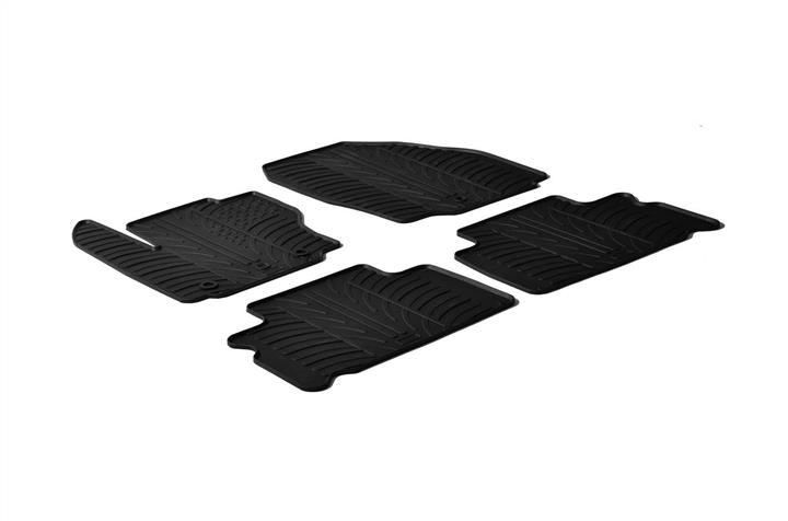 GledRing 0284 Interior mats GledRing rubber black for Ford S-max/Galaxy, set 0284: Buy near me in Poland at 2407.PL - Good price!