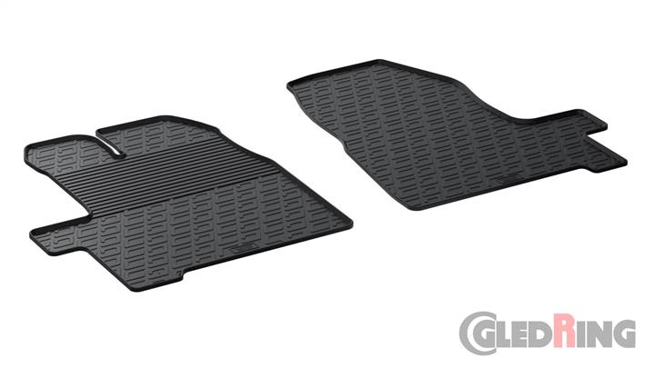 GledRing 0559 Коврики салона GledRing резиновые черные для Ford Tourneo custom (2016-), комплект 0559: Отличная цена - Купить в Польше на 2407.PL!