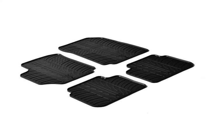 GledRing 0136 Interior mats GledRing rubber black for Fiat Croma (2005-2011), set 0136: Buy near me at 2407.PL in Poland at an Affordable price!