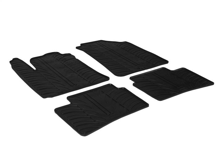 GledRing 0203 Interior mats GledRing rubber black for Hyundai I10 (2013-), set 0203: Buy near me in Poland at 2407.PL - Good price!