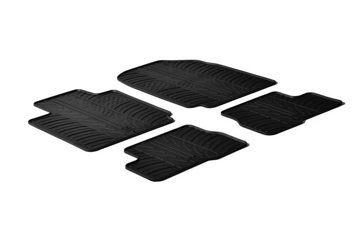 GledRing 0292 Interior mats GledRing rubber black for Nissan Micra (2002-2010), set 0292: Buy near me at 2407.PL in Poland at an Affordable price!