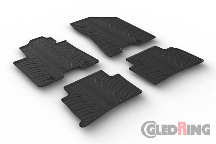 GledRing 0597 Коврики салона GledRing резиновые черные для KIA Sportage (2016-), комплект 0597: Купить в Польше - Отличная цена на 2407.PL!