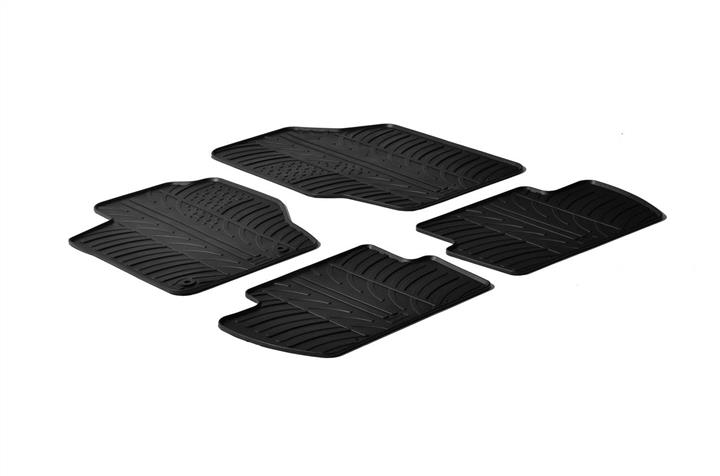 GledRing 0114 Interior mats GledRing rubber black for Citroen C4 (2004-2010), set 0114: Buy near me in Poland at 2407.PL - Good price!