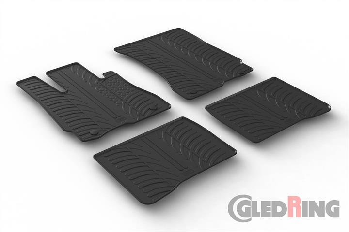 GledRing 0501 Interior mats GledRing rubber black for Mercedes S-class (2005-2013), set 0501: Buy near me at 2407.PL in Poland at an Affordable price!