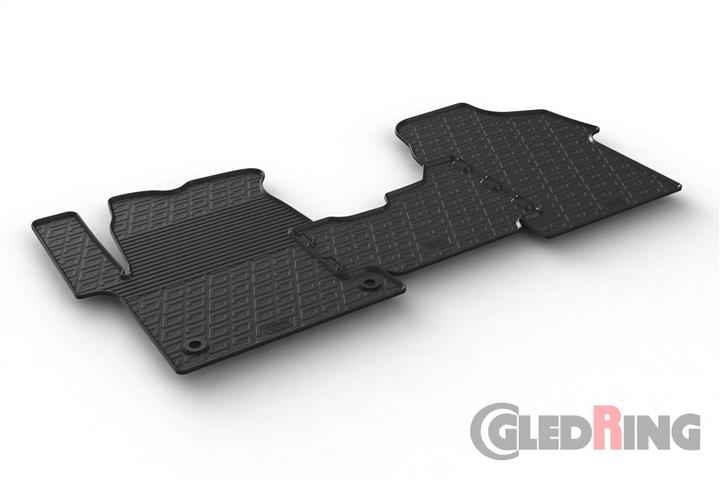GledRing 0918 Коврики салона GledRing резиновые черные для Citroen Jumpy (2016-), комплект 0918: Отличная цена - Купить в Польше на 2407.PL!