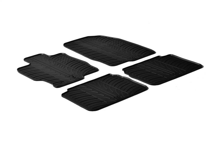 GledRing 0214 Interior mats GledRing rubber black for Mazda 6 (2007-2012), set 0214: Buy near me in Poland at 2407.PL - Good price!