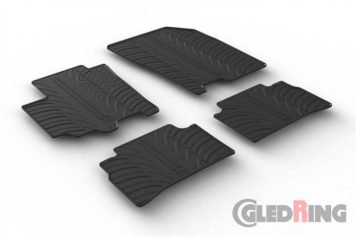 GledRing 0626 Interior mats GledRing rubber black for Suzuki Vitara (2015-), set 0626: Buy near me in Poland at 2407.PL - Good price!