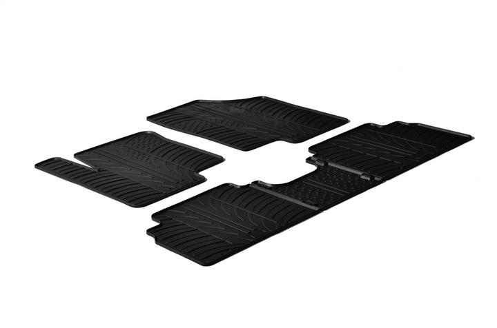 GledRing 0234 Interior mats GledRing rubber black for KIA Venga/Hyundai IX20, set 0234: Buy near me in Poland at 2407.PL - Good price!