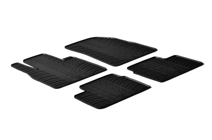 GledRing 0294 Interior mats GledRing rubber black for Nissan Micra (2010-2017), set 0294: Buy near me at 2407.PL in Poland at an Affordable price!