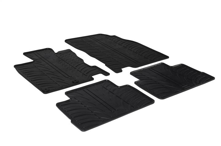 GledRing 0296 Interior mats GledRing rubber black for Nissan Qashqai (2014-), set 0296: Buy near me in Poland at 2407.PL - Good price!