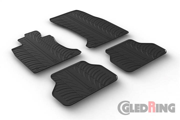 GledRing 0358 Коврики салона GledRing резиновые черные для BMW 5-series (2004-2009), комплект 0358: Отличная цена - Купить в Польше на 2407.PL!