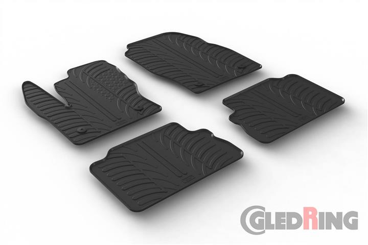 GledRing 0556 Коврики салона GledRing резиновые черные для Ford Kuga (2016-), комплект 0556: Отличная цена - Купить в Польше на 2407.PL!