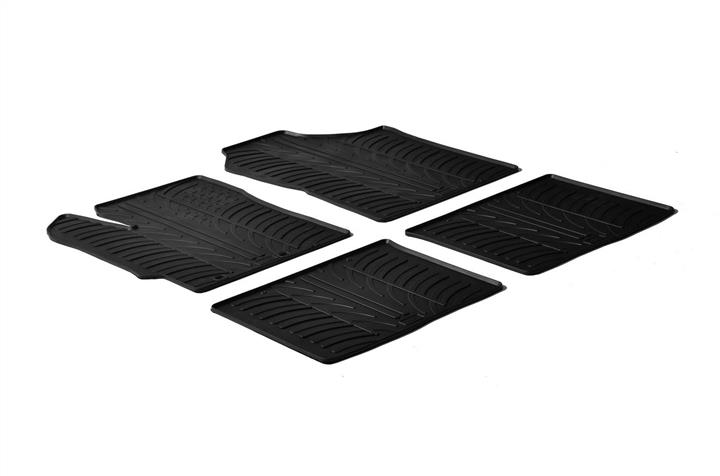 GledRing 0265 Interior mats GledRing rubber black for Toyota Yaris (2011-), set 0265: Buy near me at 2407.PL in Poland at an Affordable price!