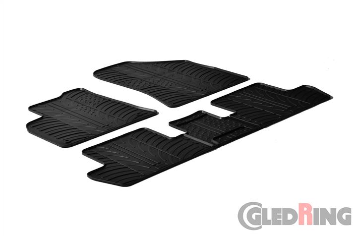 GledRing 0154 Interior mats GledRing rubber black for Peugeot 3008 (2008-2016) 0154: Buy near me in Poland at 2407.PL - Good price!