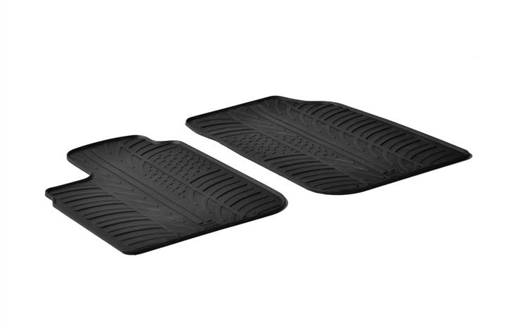 GledRing 0172 Interior mats GledRing rubber black for Renault Logan (2005-2012) 0172: Buy near me at 2407.PL in Poland at an Affordable price!