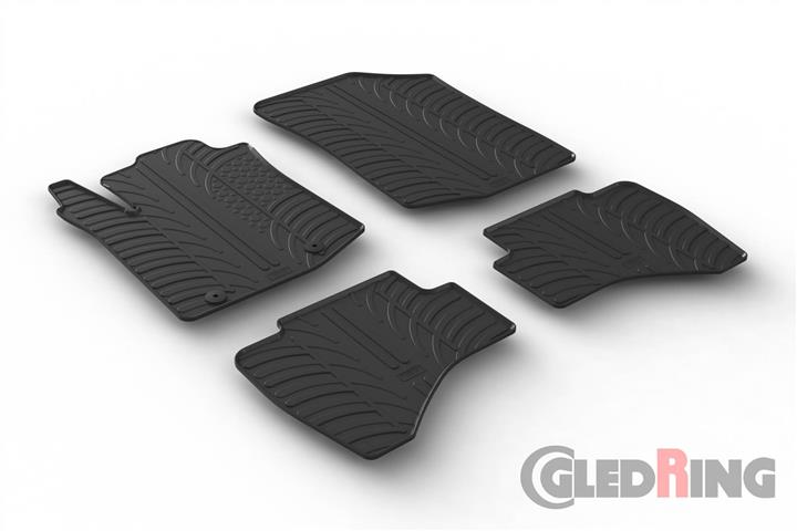 GledRing 0271 Interior mats GledRing rubber black for Toyota Aygo (2014-) 0271: Buy near me in Poland at 2407.PL - Good price!
