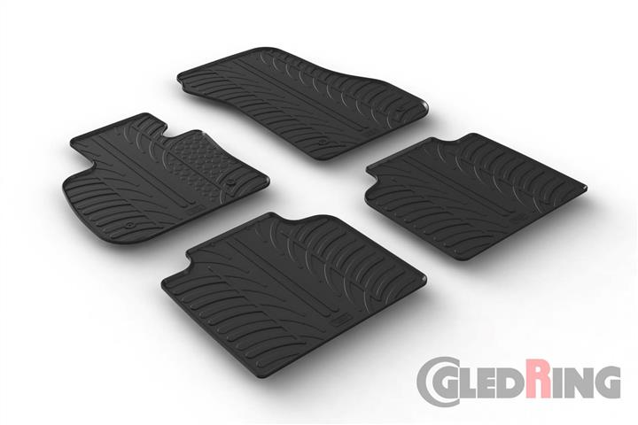 GledRing 0496 Коврики салона GledRing резиновые черные для BMW 2-series (2015-) 0496: Отличная цена - Купить в Польше на 2407.PL!