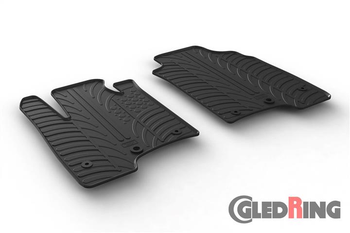 GledRing 0578 Innenmatten GledRing gummi schwarz zum Fiat Panda (2011-) 0578: Kaufen Sie zu einem guten Preis in Polen bei 2407.PL!