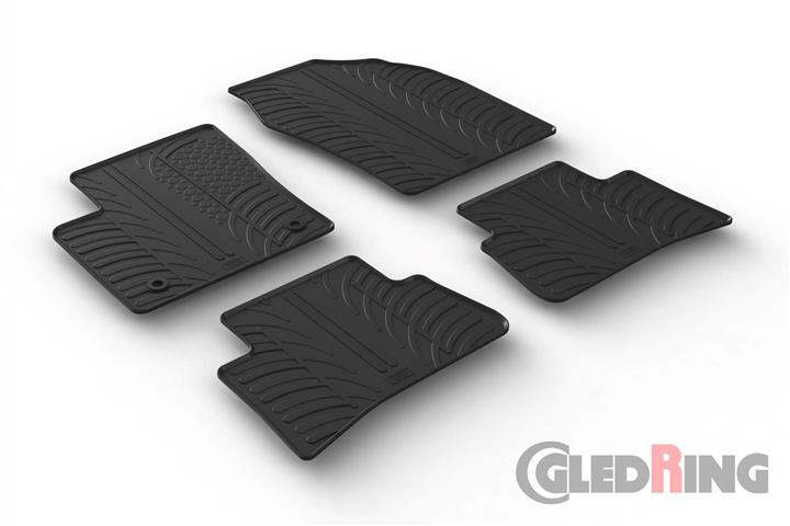 GledRing 0693 Interior mats GledRing rubber black for Toyota Ch-r (2016-) 0693: Buy near me in Poland at 2407.PL - Good price!