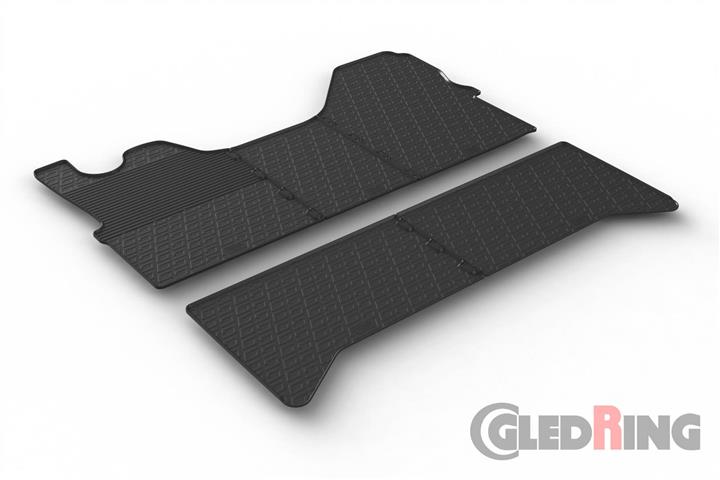GledRing 0919 Interior mats GledRing rubber black for Iveco Daily (2014-) 0919: Buy near me at 2407.PL in Poland at an Affordable price!
