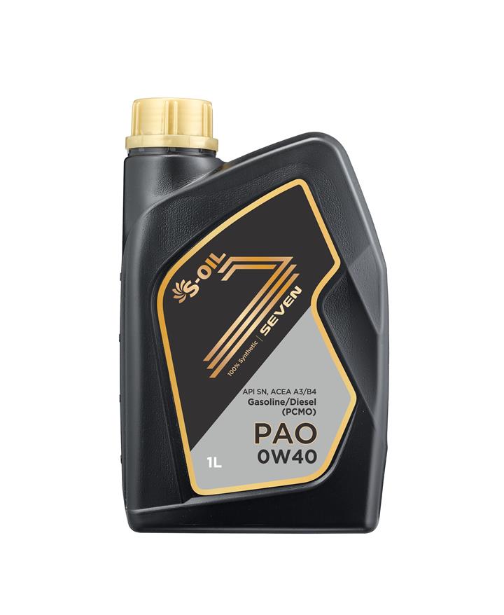 S-Oil SPAO0401 Моторное масло S-Oil SEVEN PAO A3/B4 0W-40, 1л SPAO0401: Отличная цена - Купить в Польше на 2407.PL!