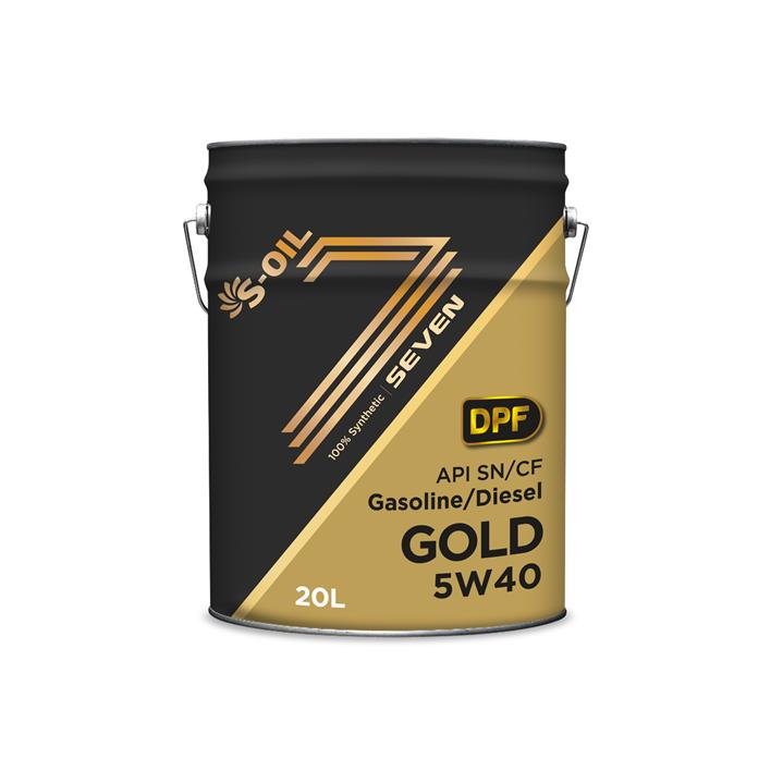 S-Oil SG54020 Engine oil S-Oil SEVEN GOLD 5W-40, 20L SG54020: Buy near me at 2407.PL in Poland at an Affordable price!