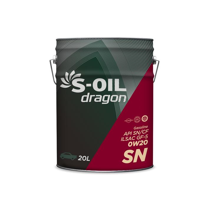 S-Oil DSN02020 Моторное масло S-Oil Dragon 0W-20, 20л DSN02020: Отличная цена - Купить в Польше на 2407.PL!
