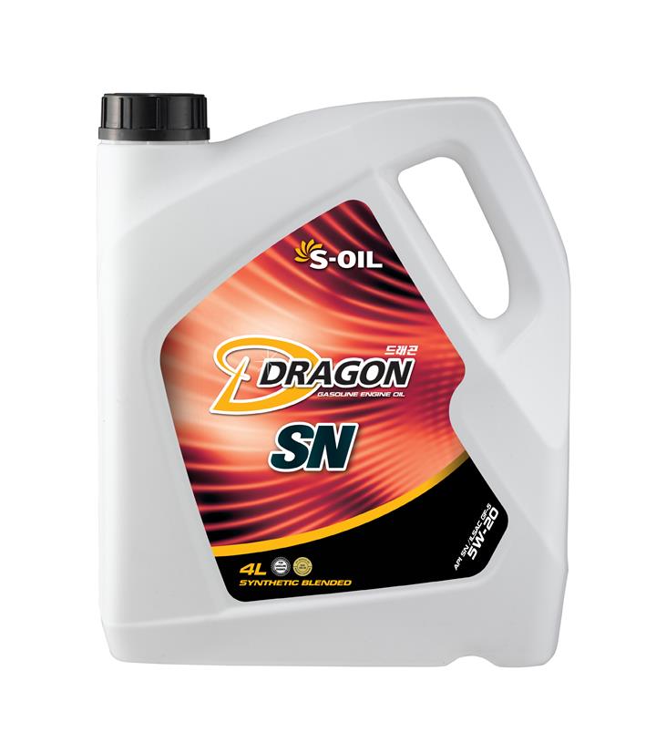 S-Oil DSN5204 Моторное масло S-Oil Dragon 5W-20, 4л DSN5204: Отличная цена - Купить в Польше на 2407.PL!