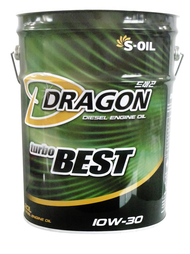 S-Oil DTB103020 Engine oil S-Oil DRAGON TURBO BEST 10W-30, 20L DTB103020: Buy near me in Poland at 2407.PL - Good price!