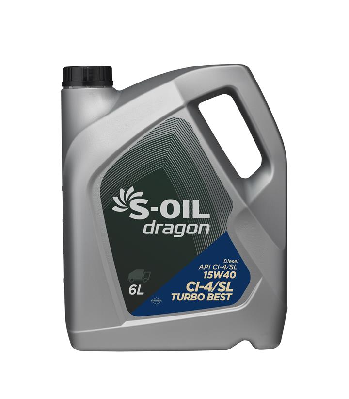 S-Oil DTB15406 Engine oil S-Oil DRAGON TURBO BEST 15W-40, 6L DTB15406: Buy near me in Poland at 2407.PL - Good price!