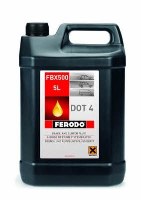 Ferodo FBX500 Brake fluid DOT 4, 5L FBX500: Buy near me in Poland at 2407.PL - Good price!