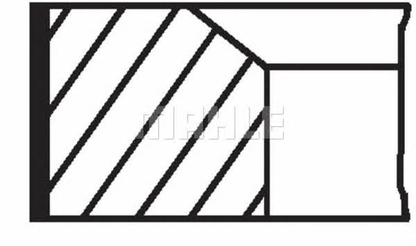 PISTON RINGS, SET Mahle Original 016 02 N0