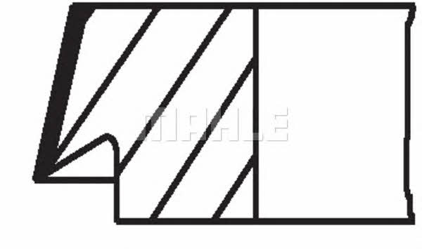 PISTON RINGS, SET Mahle Original 039 RS 00114 0N0