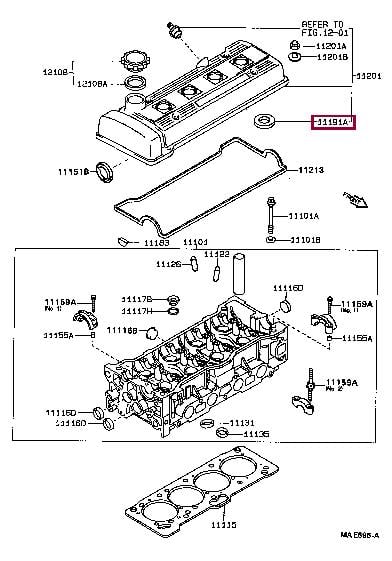 1119315010 Toyota Dichtung